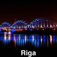 Riga At Night
