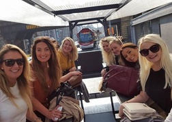 Hen Party on The Beer Bike in Blackpool