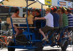 Beer Bike With a group from a stag do