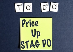 To Do List With Post It - build your own stag do