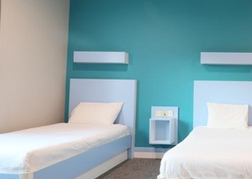 Twin room at Citrus Hotel Cardiff