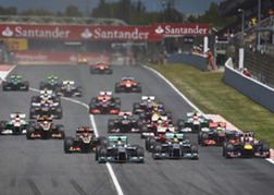 F1 Barcelona Grid