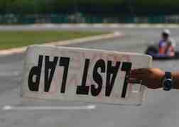 Outdoor Race Karting Sign