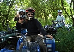 Stag Group On Quad Bikes