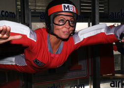Lady Indoor Skydiving