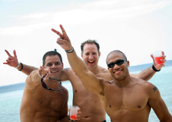 Stag Party on the beach