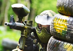 Paintballer Hiding