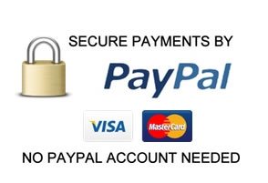 Paypal Logo along with credit card images