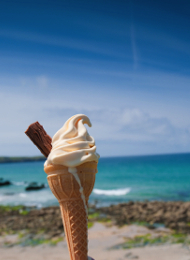 Ice Cream Newquay, Cornwall