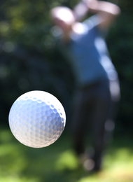 Golf Ball close up