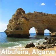 Albufeira Beach and Rocks