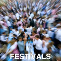 Crowd of People at a Festival