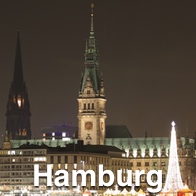 Hamburg at night