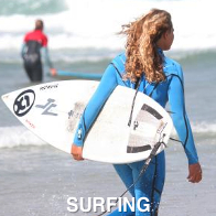 Lady Ready to go Surfing