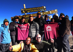 On Top of Mount Kilimanjaro