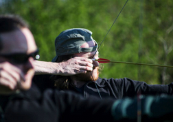 Stag Party Doing Archery in Bristol