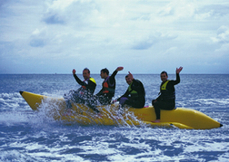 Stag Party on a Banana Boat Ride activity