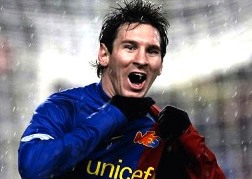 Footballer Lionel Messi 