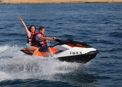 Hen party on jet ski