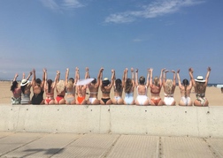 Hen Party on the beach in Valencia