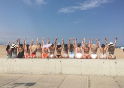 Hen Party on the beach in Valencia