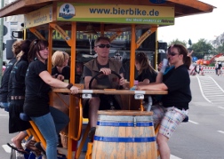 stag party on a Beer Bike 