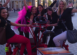 hen party on a Beer Bike Munich