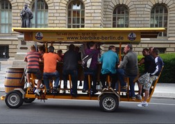 Stag Party. on a Beer Bike