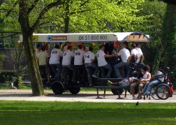 stag party on a Beer Bike