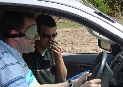 stag party Blindfold Driving 