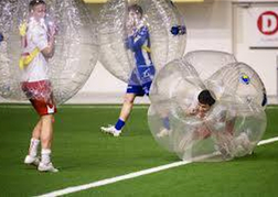 Stag Group Playing Bubble Football
