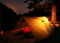Tent Lit Up