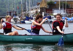 hen party Canoeing in Bristol