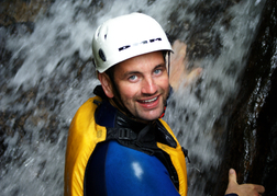 Man Canyoning Stag Do Activity