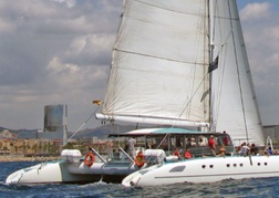 catamaran sailing