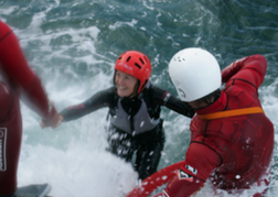 Lady Coasteering In Bournemouth