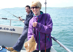 Lady and Man Deep Sea Fishing