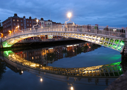 Dublin at night