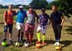 Group of Footgolfers Reading 