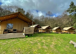 Glamping tents near Bournemouth