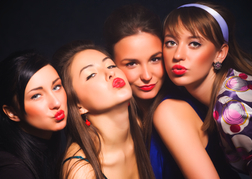 Hen Party pouting