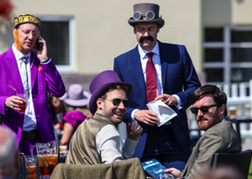 Horse Racing Haydock Park Fancy Dress Group