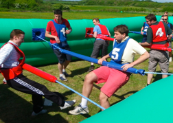 Stag Group playing Human Table Football Blackpool