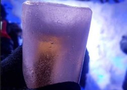 Ice Bar Glass made of ice