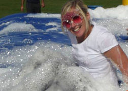 its A Knockout Foam games