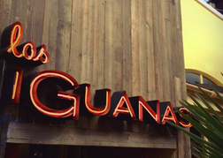 Las Iguanas Sign