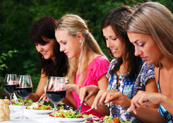 Ladies Eating