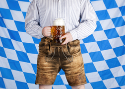 Man holding a Stein of Beer