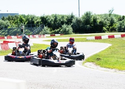 Outdoor go kart racing in Bratislava