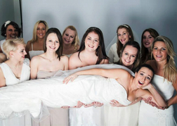 Hen Party Photo Shoot In White